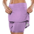 thumbnail image 2 of Riforla Women's Elastic Yoga Skirt Color Sports Shorts Lightweight High Waisted Tight Print Jogging 2025 Womens Skirts XXXL, 2 of 5