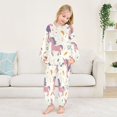 thumbnail image 5 of Fluffy Pajamas Set Fuzzy Winter Warm Pj Sets Pullover Tops and Long Pants Unicorn Pattern Medium, 5 of 8