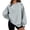 Light Gray, variant on Women's Small Polka Dot Sweatshirt Long Sleeve Crewneck Casual Oversized Pullover Soft Fall Sweatshirt