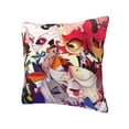 thumbnail image 2 of Throw Pillow Covers 12"x12" Inch, Hazbin Hotel Decorative Pillow Case for Sofa Couch Chair Bedroom Modern Decor, 2 of 7