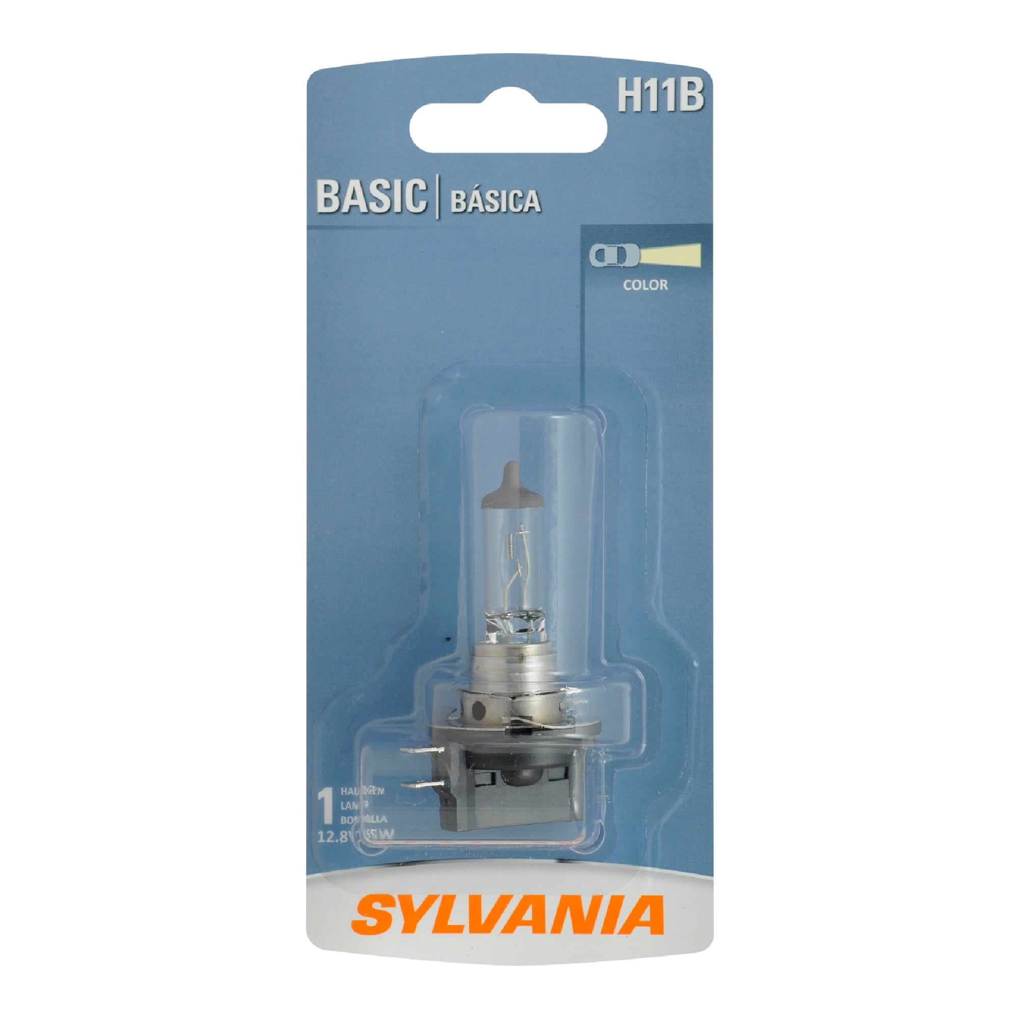 Sylvania H11b Basic Auto Halogen Headlight Bulb Pack Of 1 Sylvania H11b Basic Auto Halogen