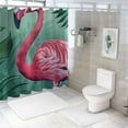 thumbnail image 7 of Orinice  Flamingo Cute Bathroom Shower Curtain Set, 60x72, 7 of 7