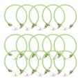 thumbnail image 1 of LEEYNEER 15 Pcs Cordons Élastiques avec Crochets Perles à Accrocher Réglables Vert, 1 of 8