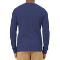 thumbnail image 3 of Ma Croix Mens Heavyweight Thermal Shirt Soft Cotton Active Big and Tall Stretchy Waffle Tee, 3 of 4