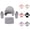 Light Gray, variant on Kids Winter Knit Hat Scarf Gloves Set Warm Lined Touchscreen Soft Thick Cold Weather Accessories 3PCS Cozy Outdoor Snow Wear for Boys Girls Toddler Comfort Fit Christmas Gift Ideas Ski