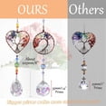thumbnail image 4 of 3pcs Crystal Suncatchers for Windows Hanging Tree of Life Sun Catchers Decor with Prisms for Home Indoor Outdoor Car Making Rainbows, 4 of 7