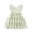 Green, variant on Girls Dress Ruffle Floral Daisy Print Tulle Shoulder Straps Sleeveless A-Line Summer Casual Party Green Kids Girls Ages 2-8 Years,Size 2-3T