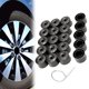 thumbnail image 1 of 20 pcs Wheel Nut Bolt Covers with Removal Tool Black Black Black, 1 of 5