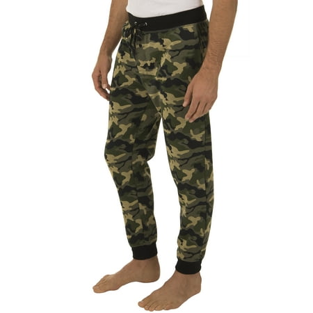 fruit of the loom men's knit poly rayon jogger lounge pant