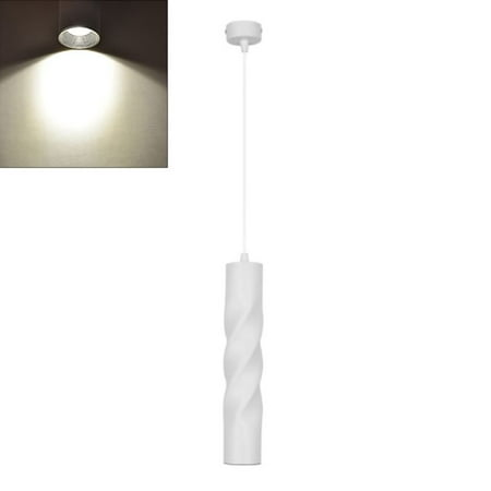 

YEUHTLL Modern Pendant Lamp Long Tube S-shaped Thread Chandelier Ceiling Fixtures For Dining Room Shop Bar Kitchen