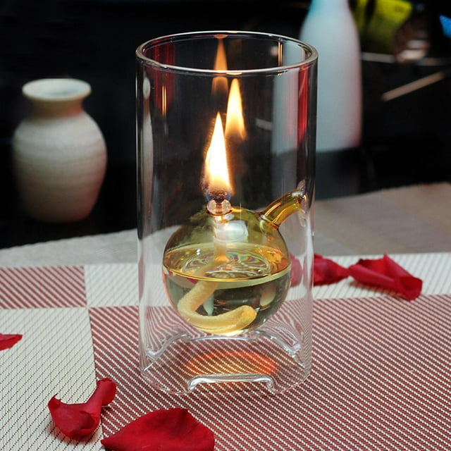 Linterna de aceite moderna, decoración artesanal resistente al calor, regalos nórdicos, candeliere de , difusor de aceite esencial, para amarillo DYNWAVEMX Lámpara de aceite