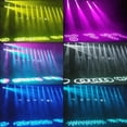 thumbnail image 4 of VIPQV 4Pcs Moving Head 120W 8Gobo Stage Lighting RGBW LED DJ DMX Beam Bar Party Light 9/11 Channels Sound Activated DJ Lights for Church Wedding Disco Party Nightclub Live Show, 4 of 5