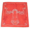 Authenticated Used Hermes HERMES Scarf Muffler Carre 90 Doigts de Fee Fairy Finger 100% Silk Ladies Red