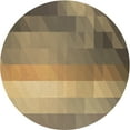 thumbnail image 1 of Ahgly Company Machine Washable Indoor Round Transitional Metallic Gold Area Rugs, 3' Round, 1 of 7