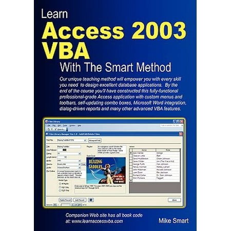Learn Access 2003 VBA with the Smart Method (Best Way To Learn Vba)