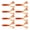 Reddish brown, variant on Lerpwige Soft Rubber Fishing Pack, 8pcs Split Tail Lures for Casting Tasks