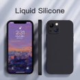 thumbnail image 2 of Funda de silicona líquida Original de lujo para IPhone, carcasa a prueba de golpes para IPhone 14, 13, 12, 11 Pro Max, Mini, XS MAX, XR, X, 6, 7, 8 Plus, SE, 2 of 4
