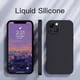 thumbnail image 2 of Funda de silicona líquida Original de lujo para IPhone, carcasa a prueba de golpes para IPhone 14, 13, 12, 11 Pro Max, Mini, XS MAX, XR, X, 6, 7, 8 Plus, SE, 2 of 4