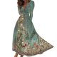 thumbnail image 1 of Gibobby Vestido de punto para mujer Vestido casual elegante de moda de otoño e invierno con cuello en V y estampado floral de manga larga para mujer(Verde,M), 1 of 5