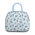 thumbnail image 2 of Lunch Bag Lunch Box for Women Reusable Insulated Lunch Bags,Water-Resistant Starfish Coral Fish Seahorse Cooler Lunch Tote Bag, Large Capacity for Work Travel Picnic, 2 of 6