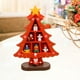 thumbnail image 5 of Decoración de árbol de Navidad de madera creativa ligera para de mesa Red pequeña cuadrícula Yuyangstore Árbol del festival, 5 of 8