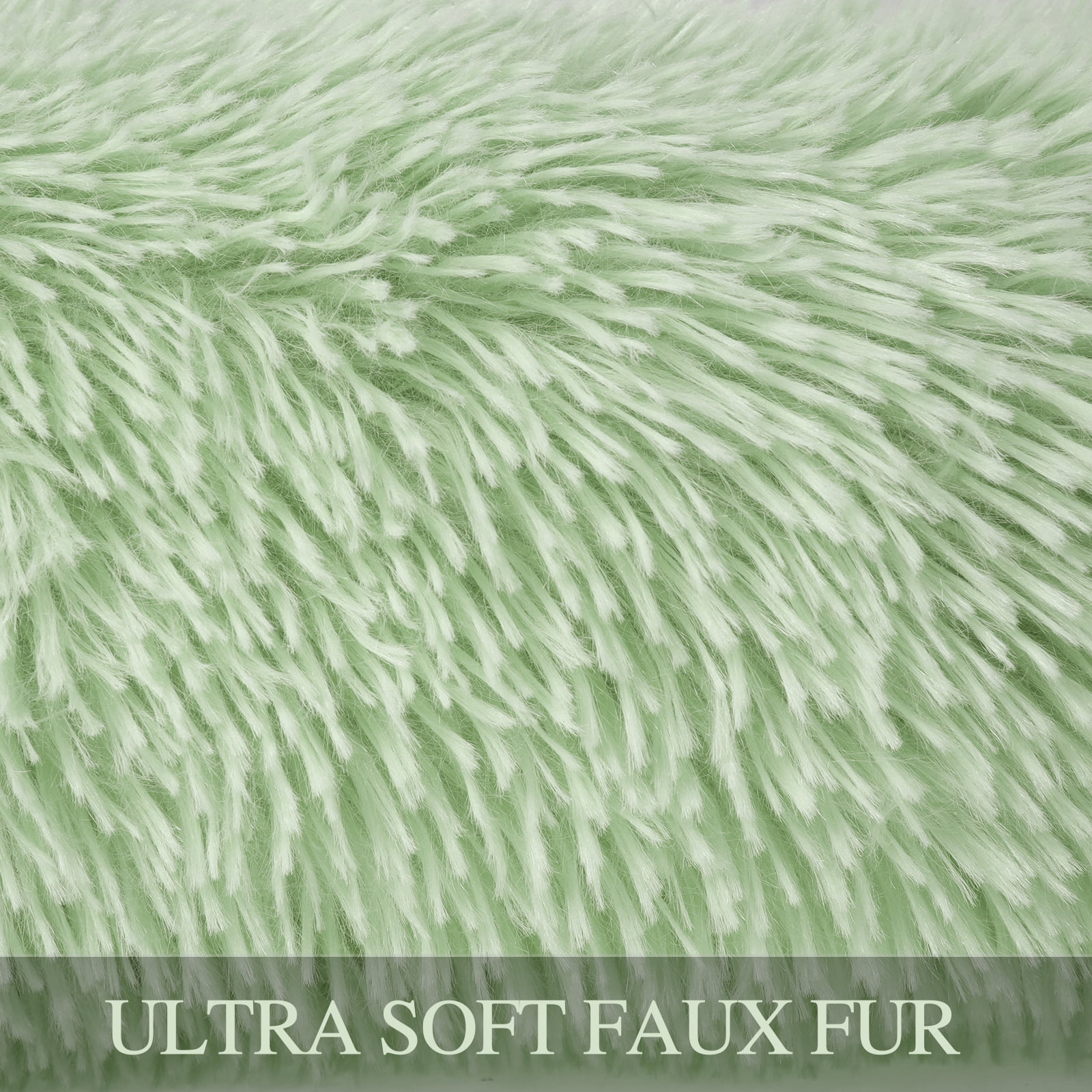 Sennaux Rectangle Plush Pet Bed Calming Bed for Dogs Cats Kennel Cuddler Crate Cushion Mat Washable