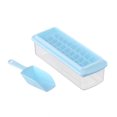 thumbnail image 1 of ICERUN - Bandejas para cubitos de hielo para congelador (1 unidad), de gran capacidad, moldes de silicona con tapa, 1 of 4