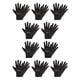 thumbnail image 3 of Sonducket Guantes de invierno de moda Manténgase elegante mientras mantiene las manos calientes Guantes de poliéster de gran durabilidad para negro L 10Conjunto, 3 of 6