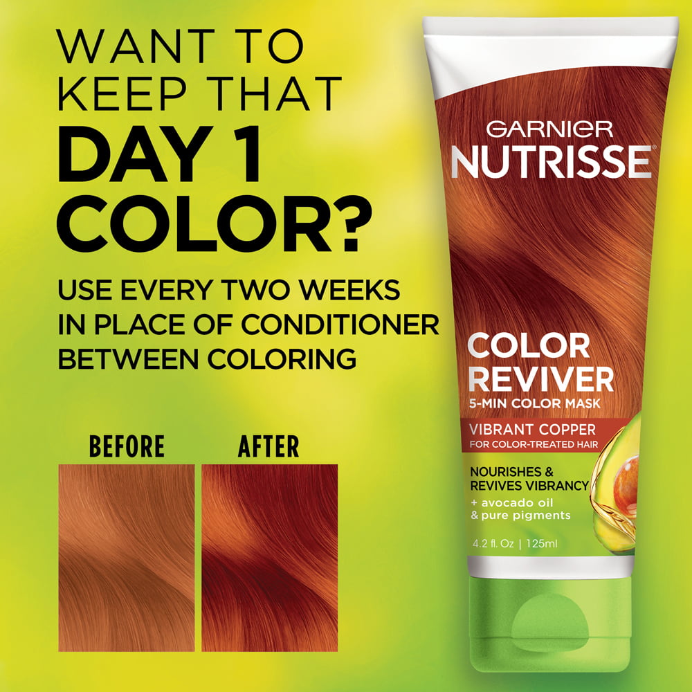Garnier Nutrisse Nourishing Hair Color Reviver, Vibrant Copper, 4.2 fl oz - image 4 of 7