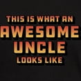 thumbnail image 3 of CafePress - This Is What An Awesome Uncle Looks L Dark T Shirt - Men's Classic Graphic Cotton T-Shirt, 3 of 4