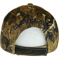 thumbnail image 2 of Cleveland City Name Block and Script Lettering Baseball Cap with Embroidered Bill (Hunting Camo/Navy), 2 of 2