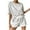 White, variant on Fashion 2 Piece Sets for Women Summer Plus Size Casual Comfortable Loose Version Crewneck Suit Two-Piece Set