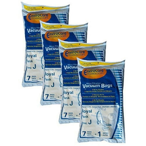 28 Compatible with Royal Compatible with Dirt Devil Type J Microfiltration Vacuum Cleaner Bags