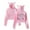 Pink, variant on Kehlani Crash Cat Ear Sweatshirts Casual Fashion Short Hoodies Unique Women Clothing