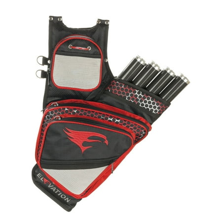 October Mountain 13025 Elevation Andrenalin Hip Quiver Black/Red Right Hand