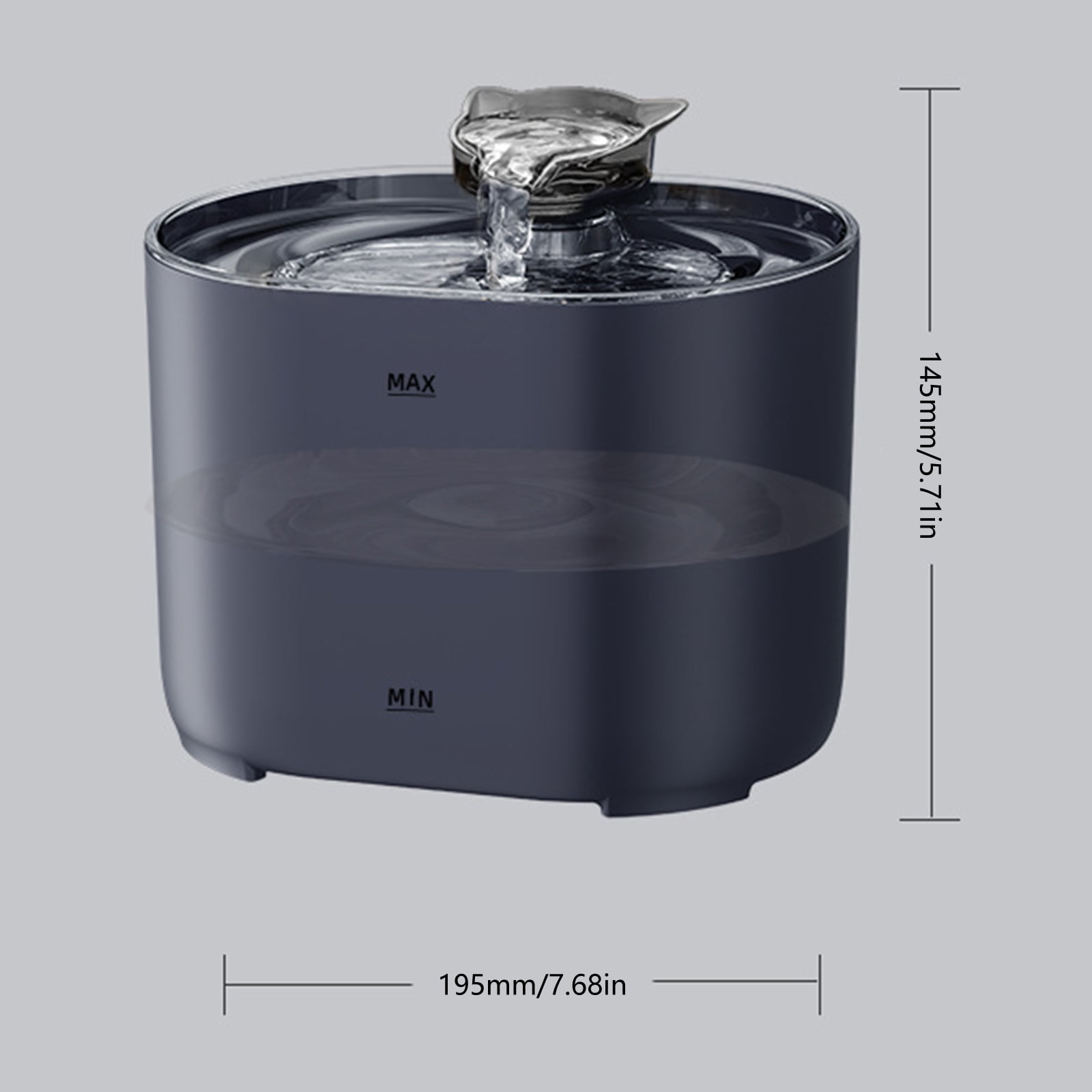 Cats Water Fountains Dogs Water Dispenser Big Capacity Super Mute Automatic Mute Waterer Gift for Cats
