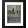 thumbnail image 2 of Ferdinand Boberg 15x18 Black Modern Framed Museum Art Print Titled - Saint-Pierre De Montmartre and Le Sacre-Coeur (1925), 2 of 5