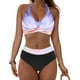 thumbnail image 4 of MKLEKYY Trajes De Baño Mujer Dos Piezas Women Sexy Cute Split Bikini Swimsuit High Waisted Bikini Sexy Push Up Two Piece Beach Swimming Swimsuits 925, 4 of 6