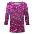 thumbnail image 5 of Women Blouse 3/4 Sleeve Petite, Lace Blouses for Women Plus Summer Clothes for Women 2026 Vacation Trendy White Summer Tops for Teens Beach Shirt Sunshine White, 5 of 5