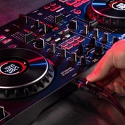 Numark Mixtrack Platinum FX 4-Deck DJ Controller with Clutch Stingray Performance DJ Headphones Package
