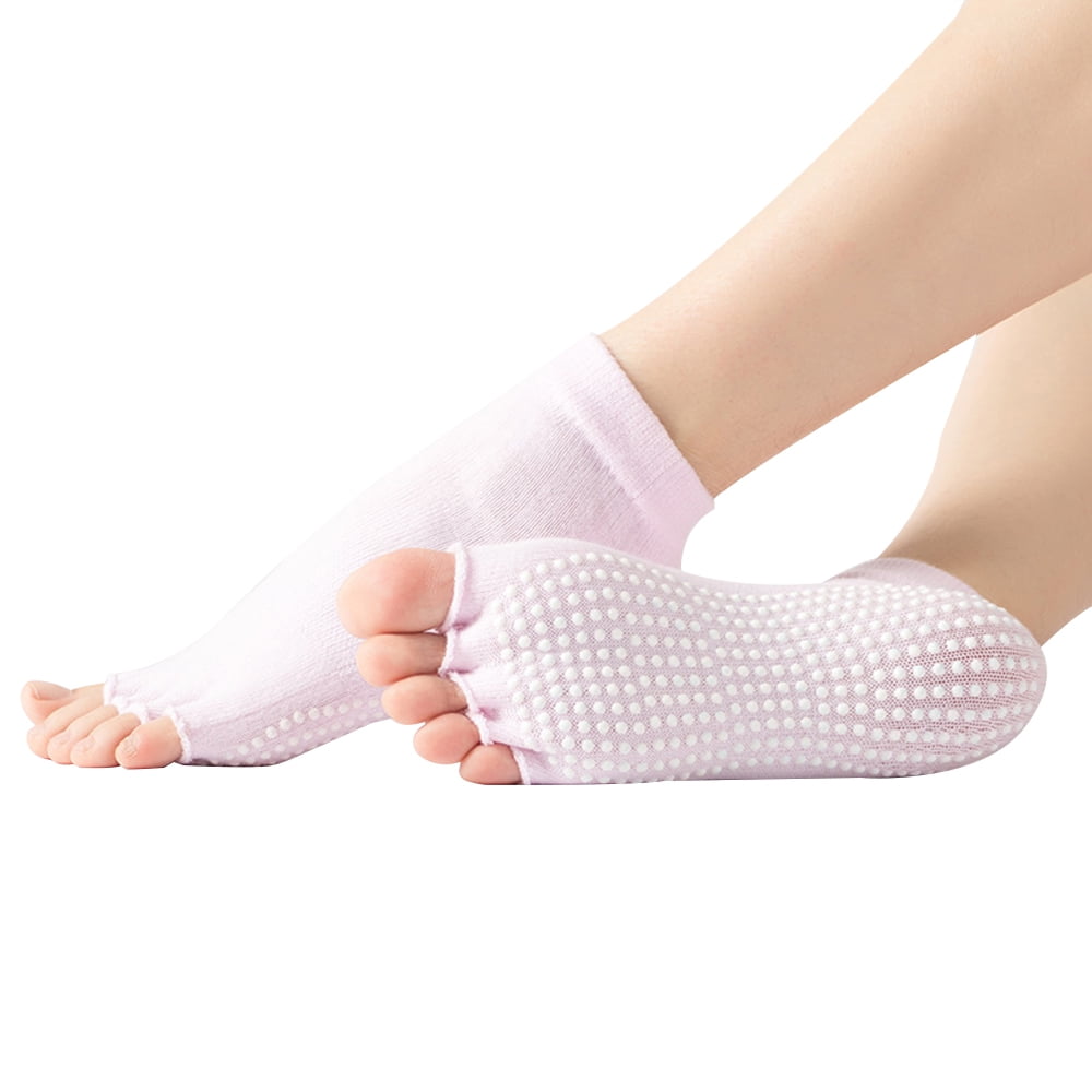 Yoga Socks for Women & Men – Full Toe Non Slip Sticky Grip