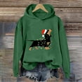 thumbnail image 4 of Cute Dog Christmas Hoodies for Women 2025 Long Sleeve Puppy Graphic Hooded Sweatshirt for Dog Lovers Pullover Tops, 4 of 6