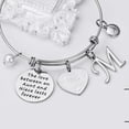 thumbnail image 6 of TURANDOSS Aunt Gifts from Niece Dainty Aunt Gift Engraved The Love Between an Aunt and Niece Lasts Forever Initial Charm Bracelets Aunt Bracelet Gifts for Women Best Aunt Ever Gifts from Niece Nephew, 6 of 6