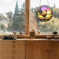 thumbnail image 4 of AatoeaX Elegant Rooster Window Decor: Sunset Backdrop, Transparent Acrylic, Hanging Art for Home, Farmhouse - Themed Spaces & Kitchen Decor, 4 of 7