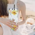 thumbnail image 2 of Sunflower 40 Oz Tumbler with Handle and Straw,Bee Butterfly Floral Big Stainless Steel Vacuum Insulated Tumbler Coffee Cup Water Bottle Travel Mug,Sunflower Gifts for Women Decor Accessories,Yellow, 2 of 6