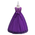 thumbnail image 5 of Vestido de princesa de encaje de cintura alta, vestido de malla, vestido infantil, disfraz de niña de las flores para boda, 5 of 5