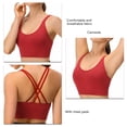 thumbnail image 1 of Sujetador Deportivo de Yoga para Mujer con Escote en U Y Almohadillas Removibles ANGGREK Otros, 1 of 6