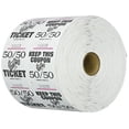 thumbnail image 2 of White 50/50 Raffle Tickets roll of 1000, 2 of 3