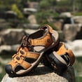 thumbnail image 4 of Zapatos Sandalias de verano de playa de hombre transpirables Suministros al aire libre para senderismo (marrón claro 44) Ehuebsd Tenis De Mujer Tenis De Hombre, 4 of 8