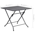 thumbnail image 4 of vidaXL 5 Piece Garden Dining Set Steel Anthracite, 4 of 5